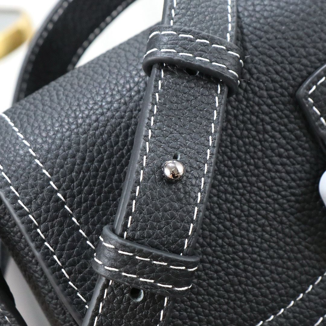 Bolsa Sela Mini Couro Preto