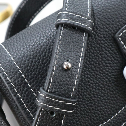 Bolsa Sela Mini Couro Preto
