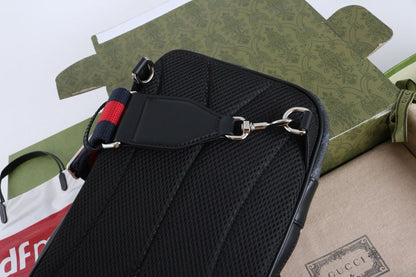 Bolsa Ombro Couro Preto Tamanho Pequeno