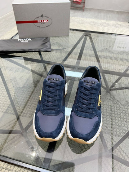 Tênis Nylon Azul Solado Textil