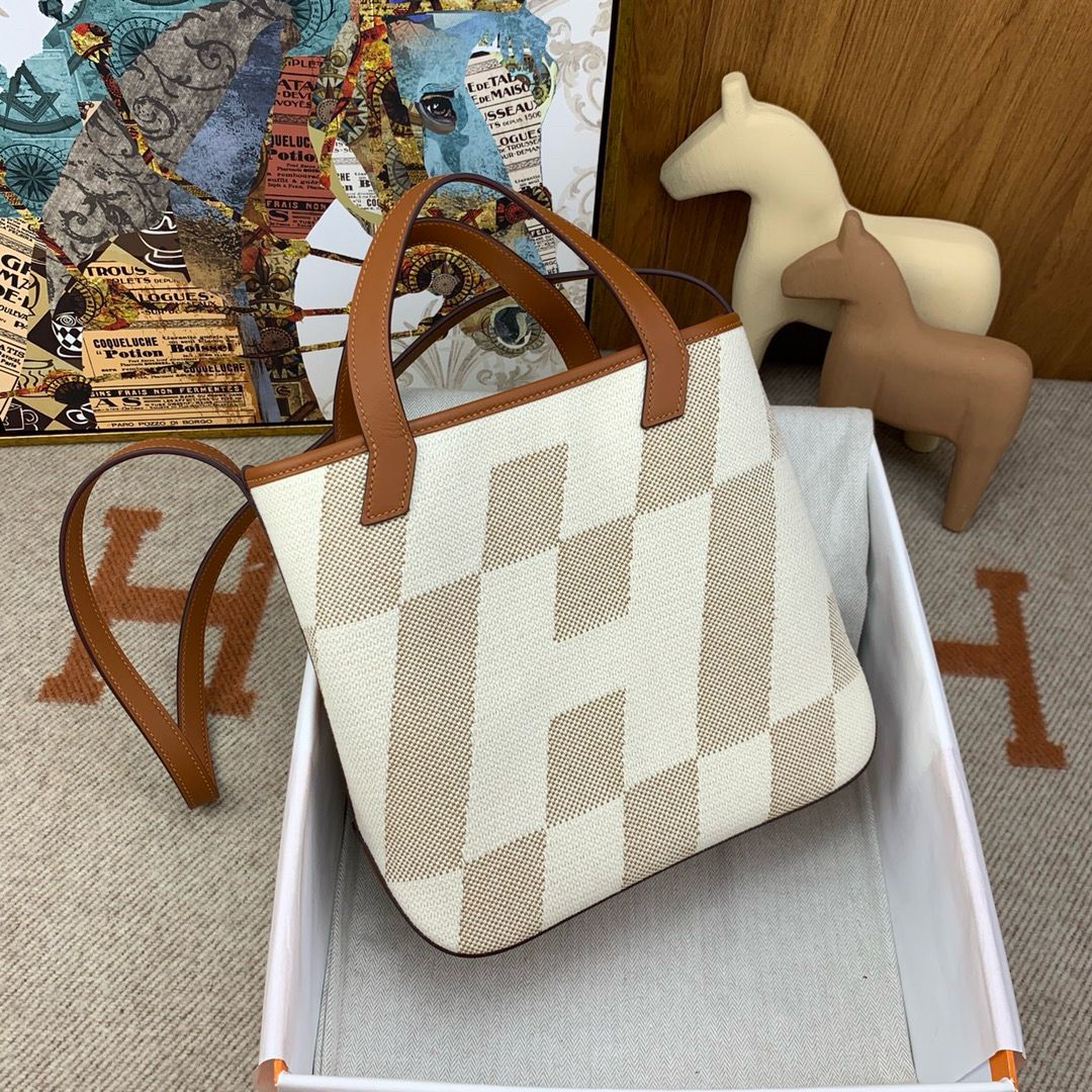 Bolsa Tote Lona Cru Alças Viés 40cm