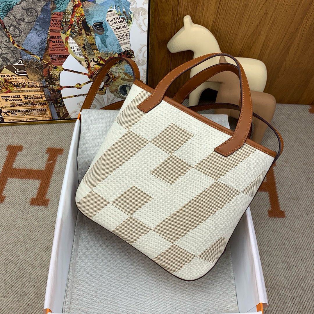 Bolsa Tote Lona Cru Alças Viés 40cm