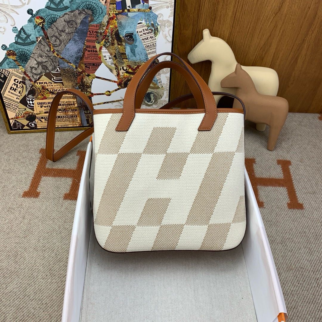Bolsa Tote Lona Cru Alças Viés 40cm
