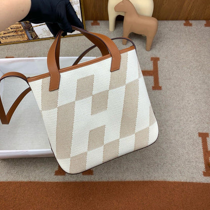 Bolsa Tote Lona Cru Alças Viés 40cm