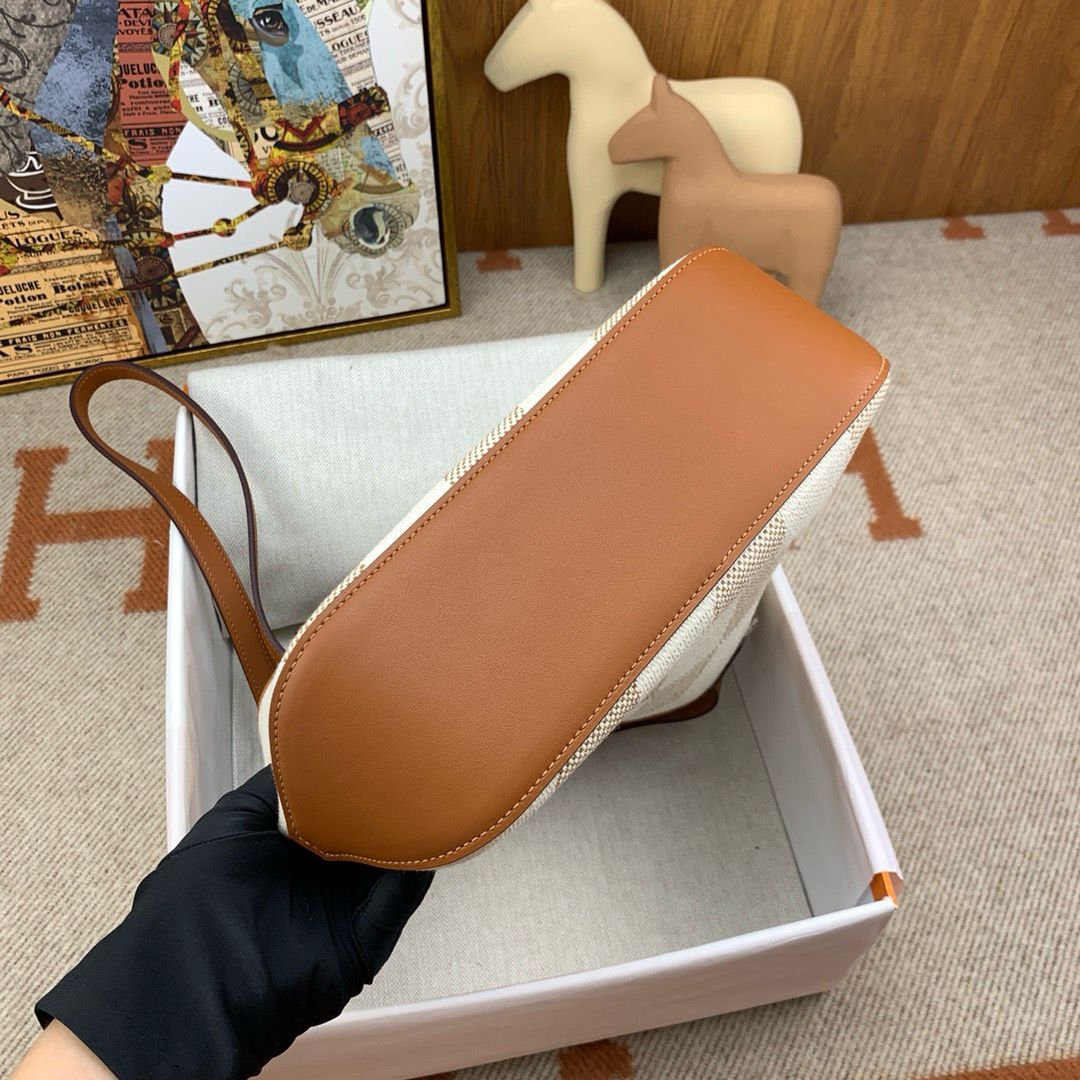 Bolsa Tote Lona Cru Alças Viés 40cm