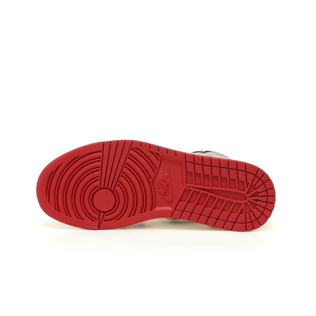 Tênis Cano Alto Couro Basquete Vermelho