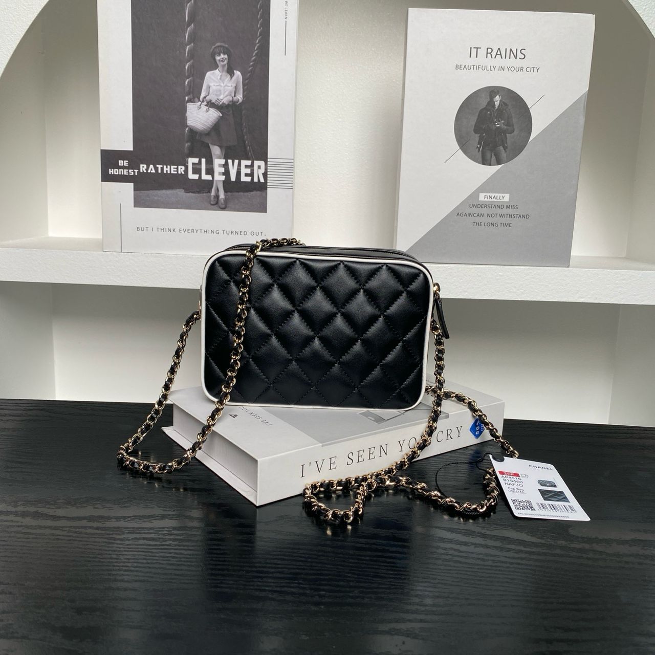 Bolsa Couro Preto