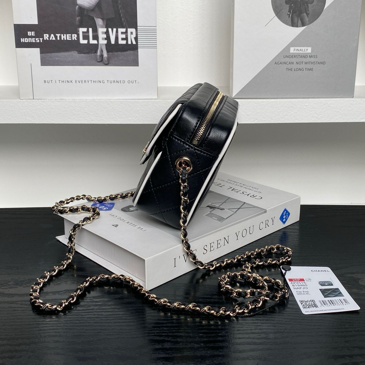Bolsa Couro Preto