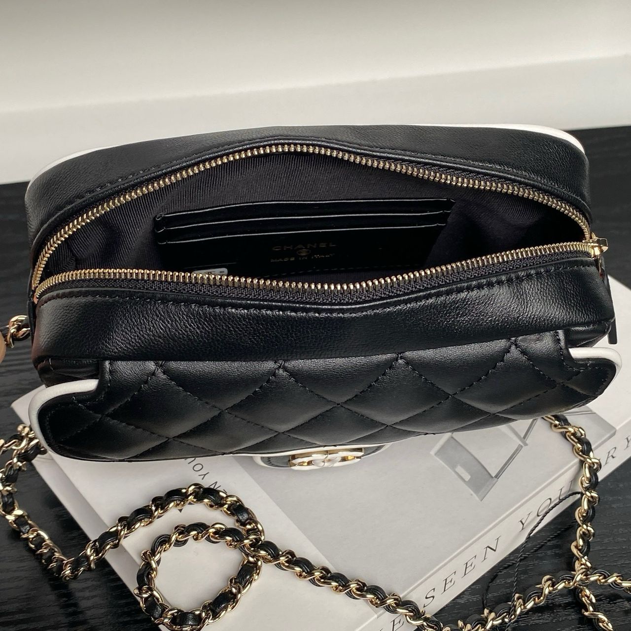Bolsa Couro Preto
