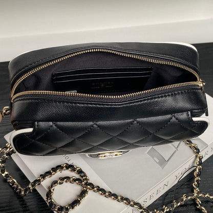 Bolsa Couro Preto