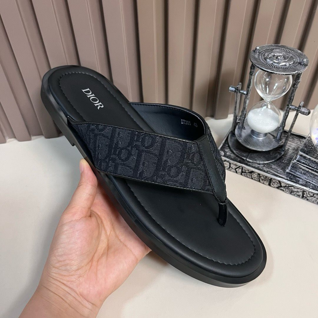 Sandália Jacquard Padrão Inclinado Bege Preto