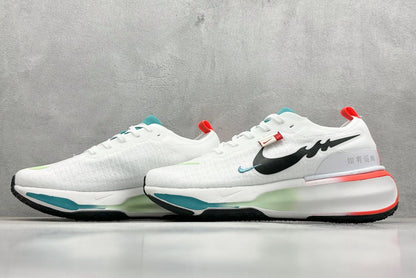 Tênis Runner Malha Flyknit Cinza e Preto