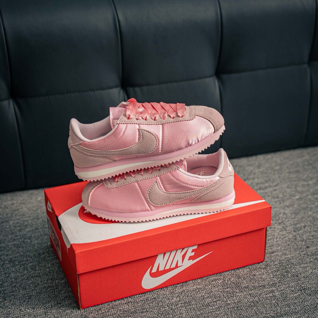 Tênis Retro Couro Rosa
