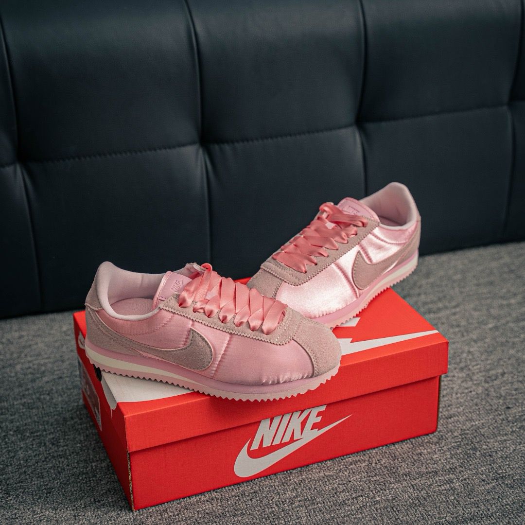 Tênis Retro Couro Rosa