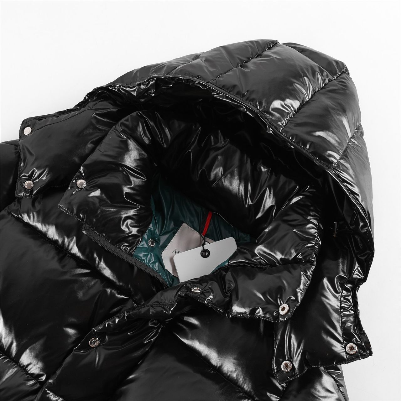 Jaqueta Parka Matelassê Nylon Preto