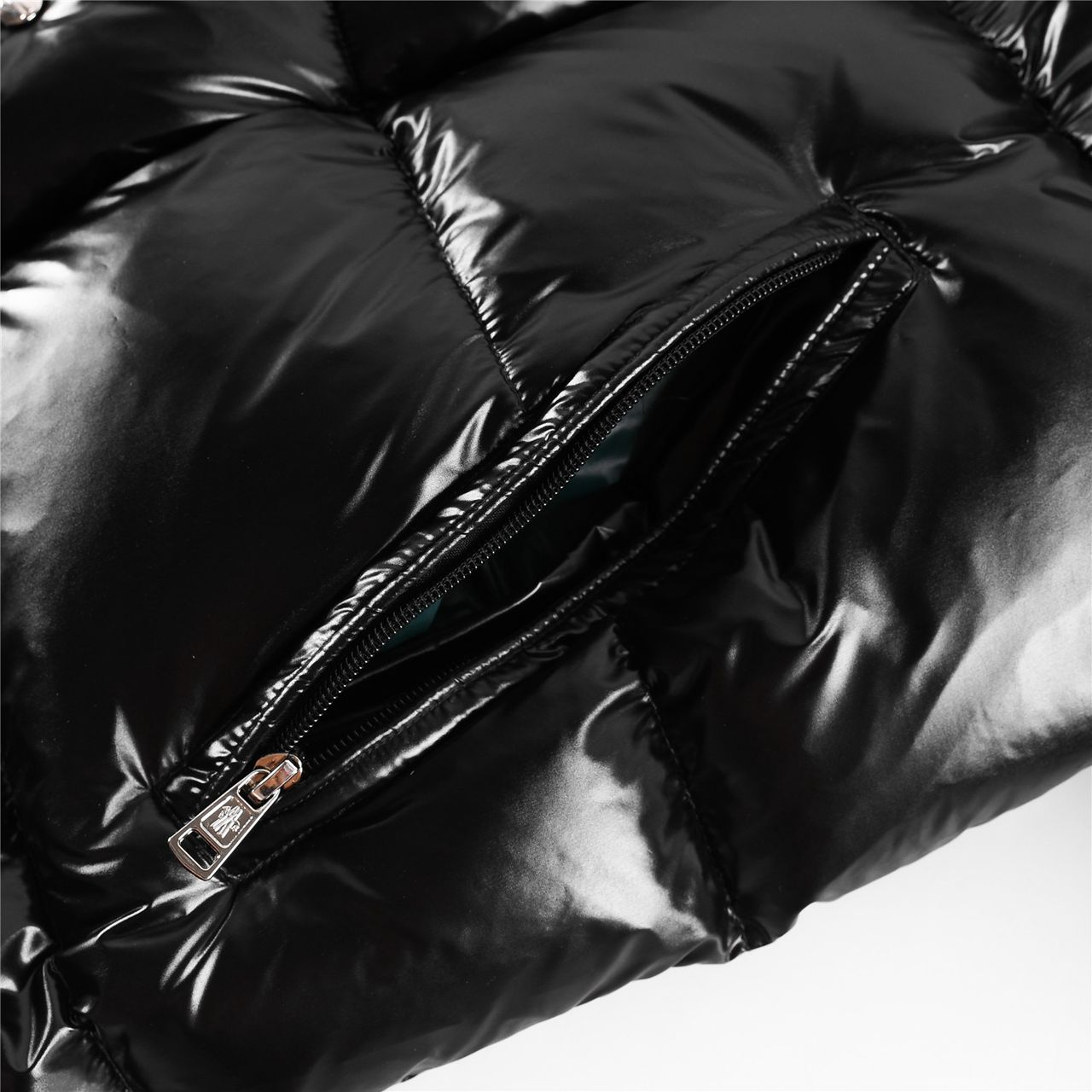 Jaqueta Parka Matelassê Nylon Preto