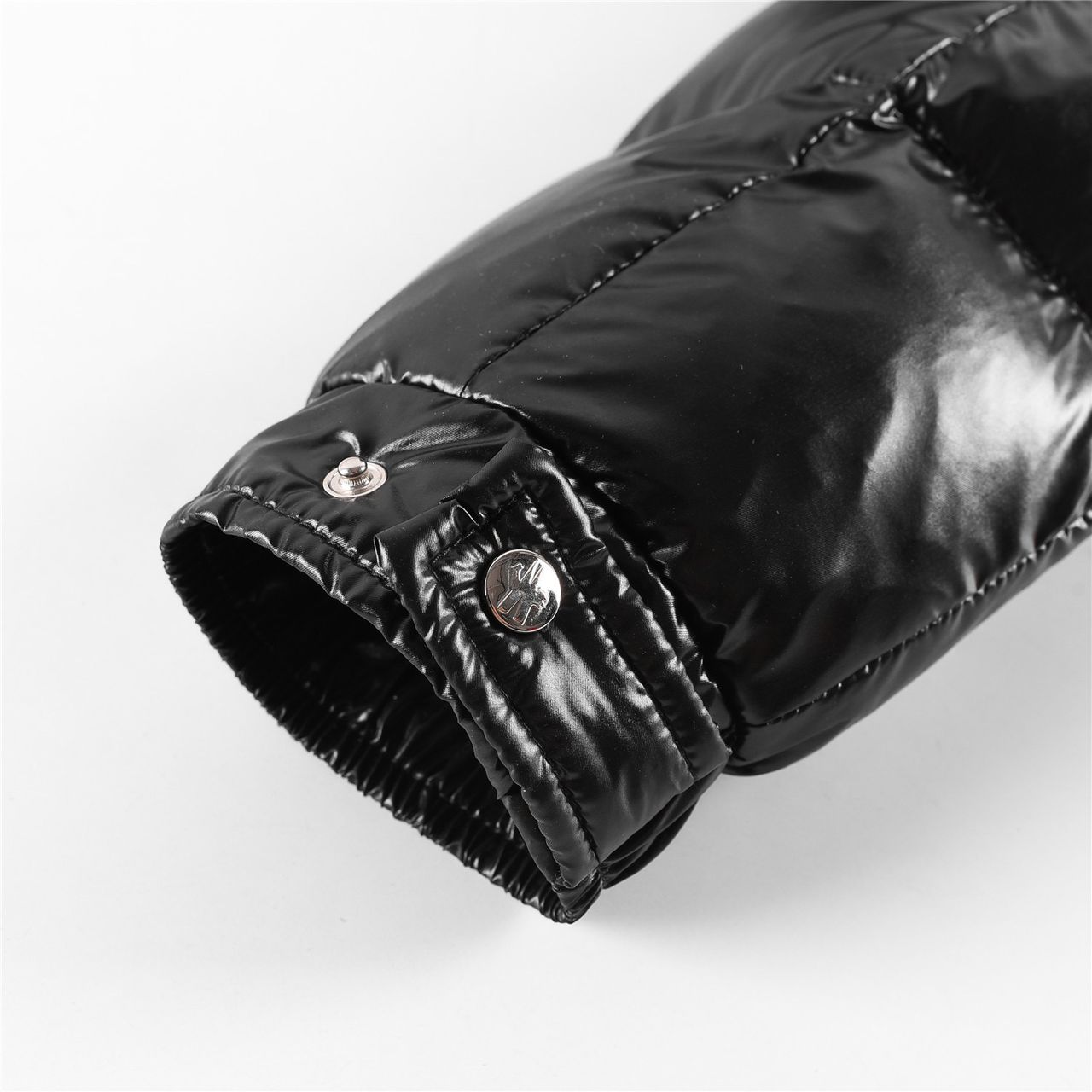 Jaqueta Parka Matelassê Nylon Preto