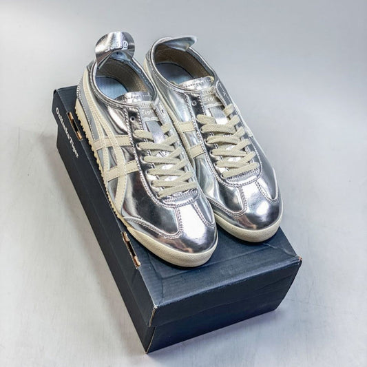 Tênis Couro Silver Branco Clássico Retrô