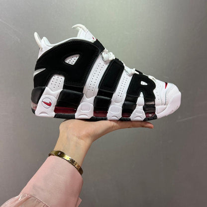 Tênis Couro Branco Vermelho