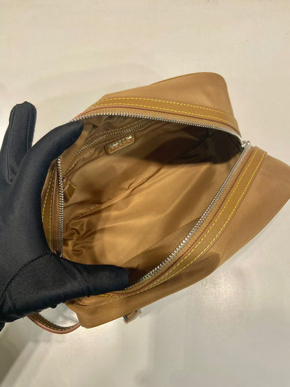 Bolsa Necessaire Nylon Recilado Preta