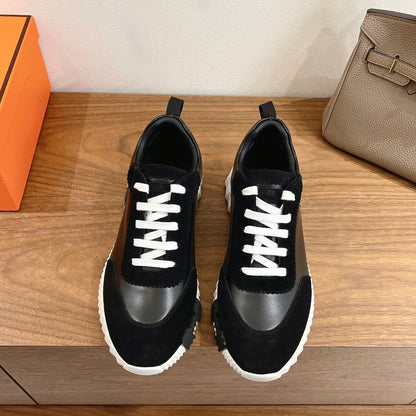 Tênis Casual Couro Preto