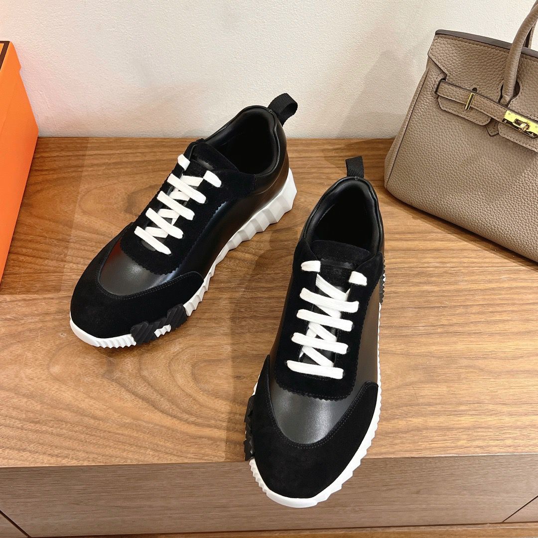 Tênis Casual Couro Preto