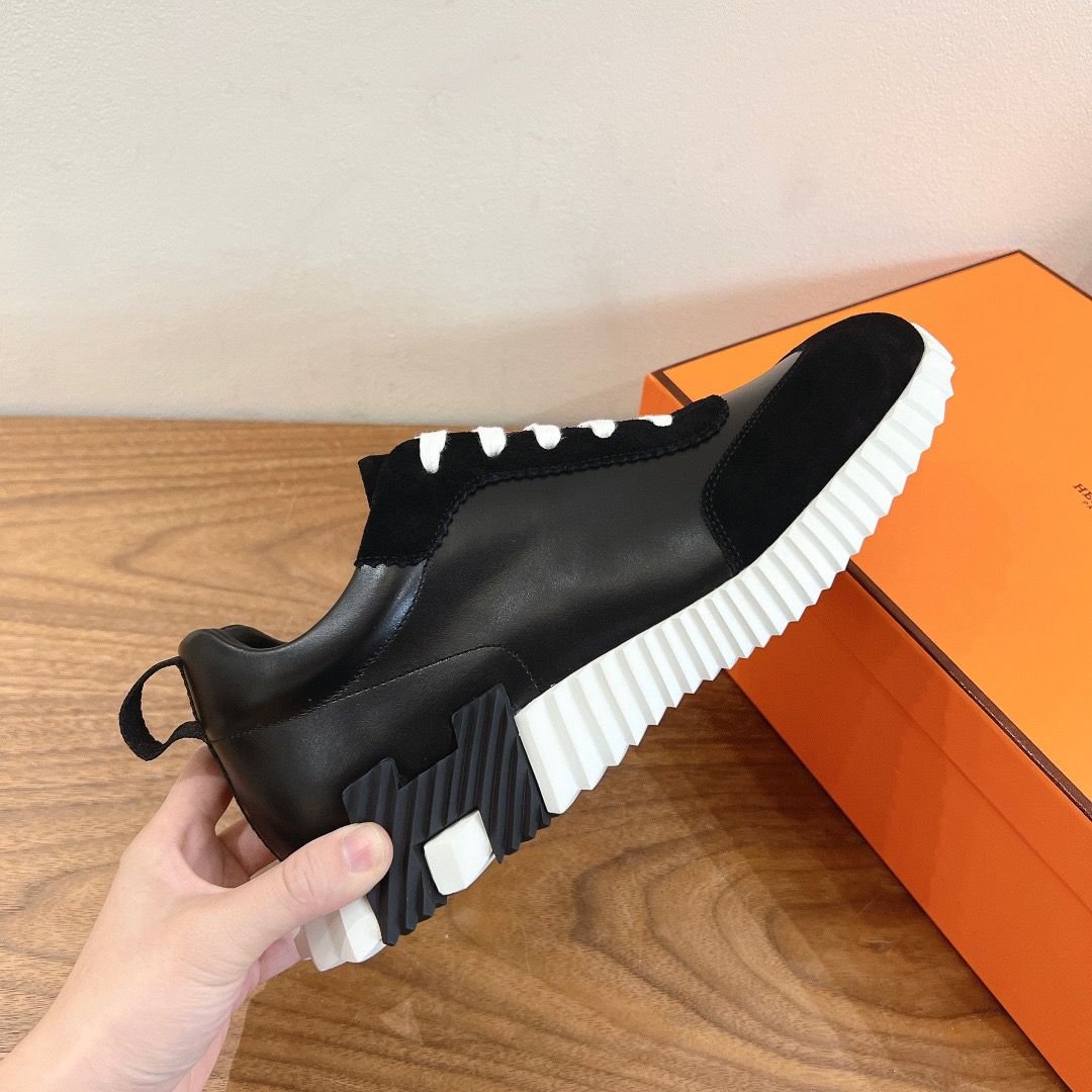 Tênis Casual Couro Preto