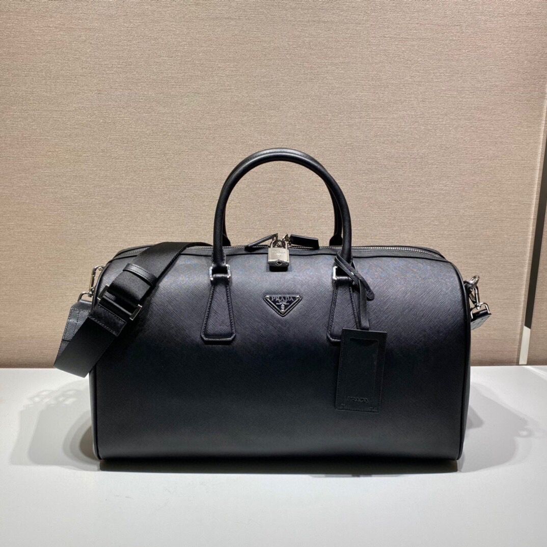 Bolsa Couro Saffiano Estruturada Clássica
