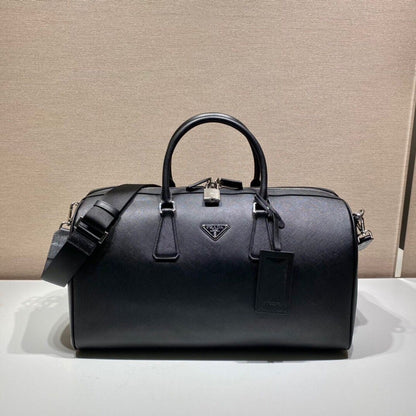 Bolsa Couro Saffiano Estruturada Clássica