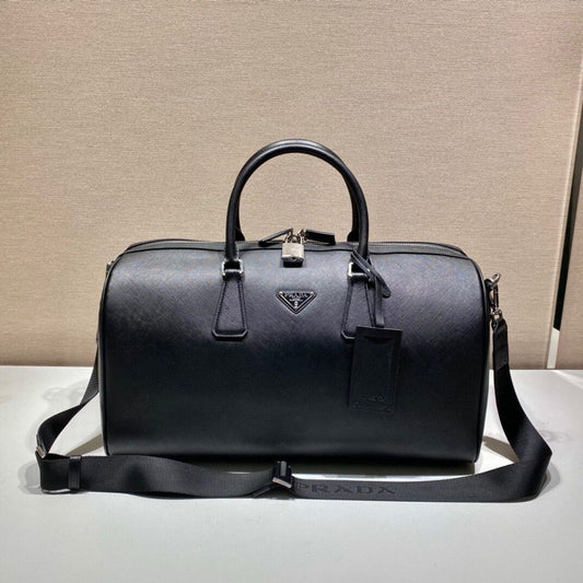 Bolsa Couro Saffiano Estruturada Clássica