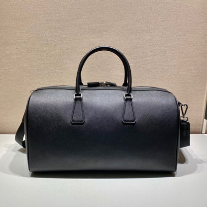 Bolsa Couro Saffiano Estruturada Clássica