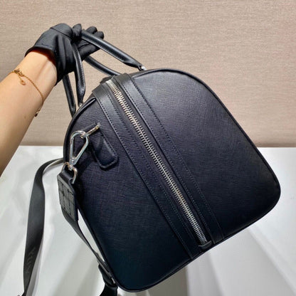 Bolsa Couro Saffiano Estruturada Clássica