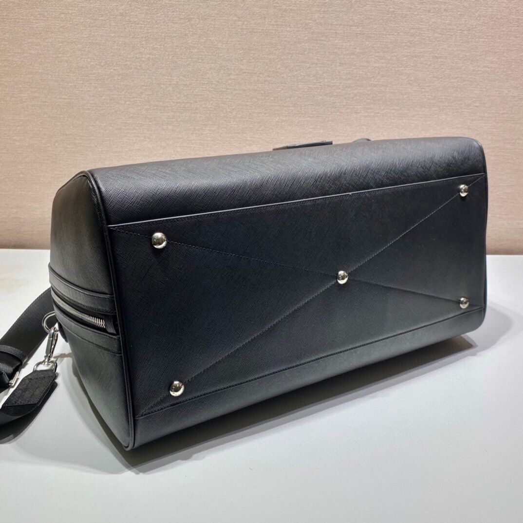 Bolsa Couro Saffiano Estruturada Clássica