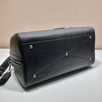 Bolsa Couro Saffiano Estruturada Clássica