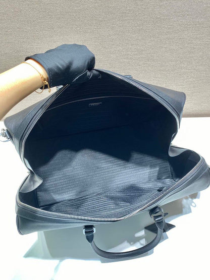 Bolsa Couro Saffiano Estruturada Clássica