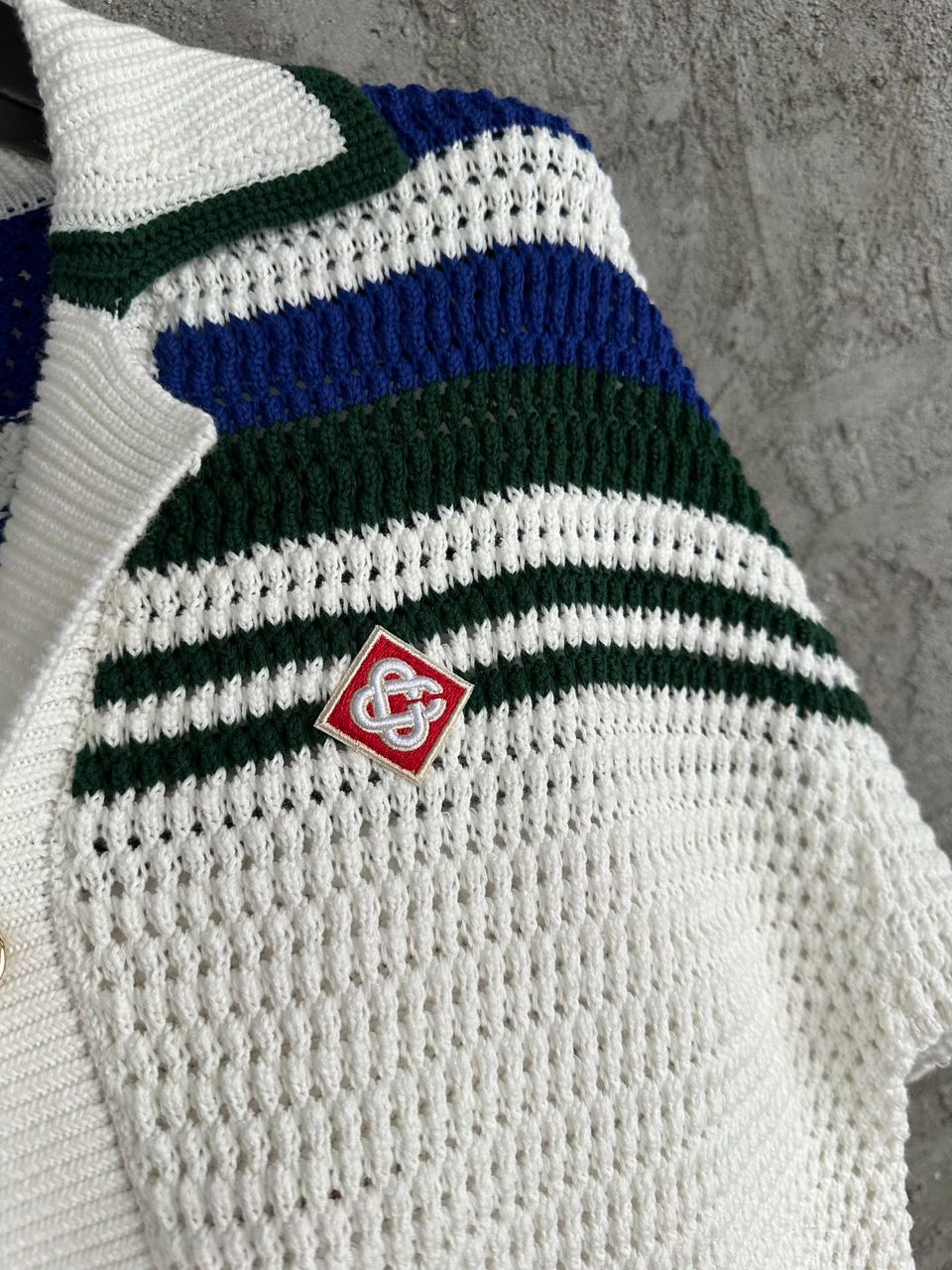 Moletom Algodão Verde e Azul