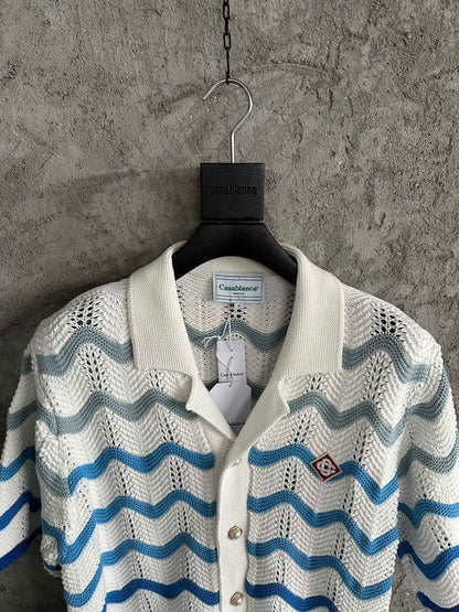 Camiseta Algodão Azul Clássica