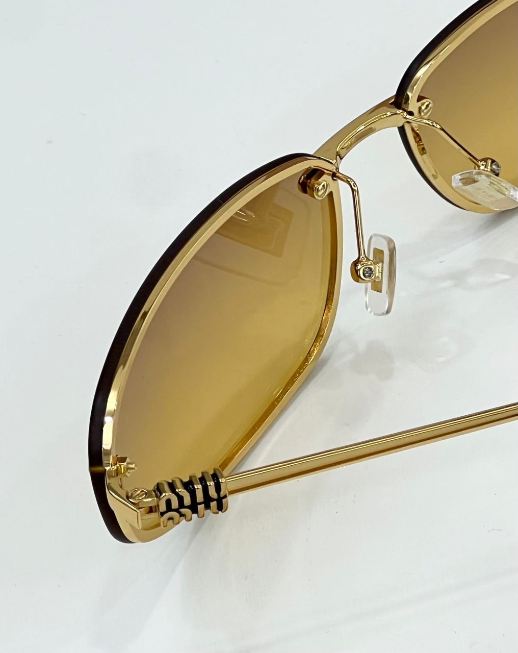 Óculos de Sol Acetato Dourado