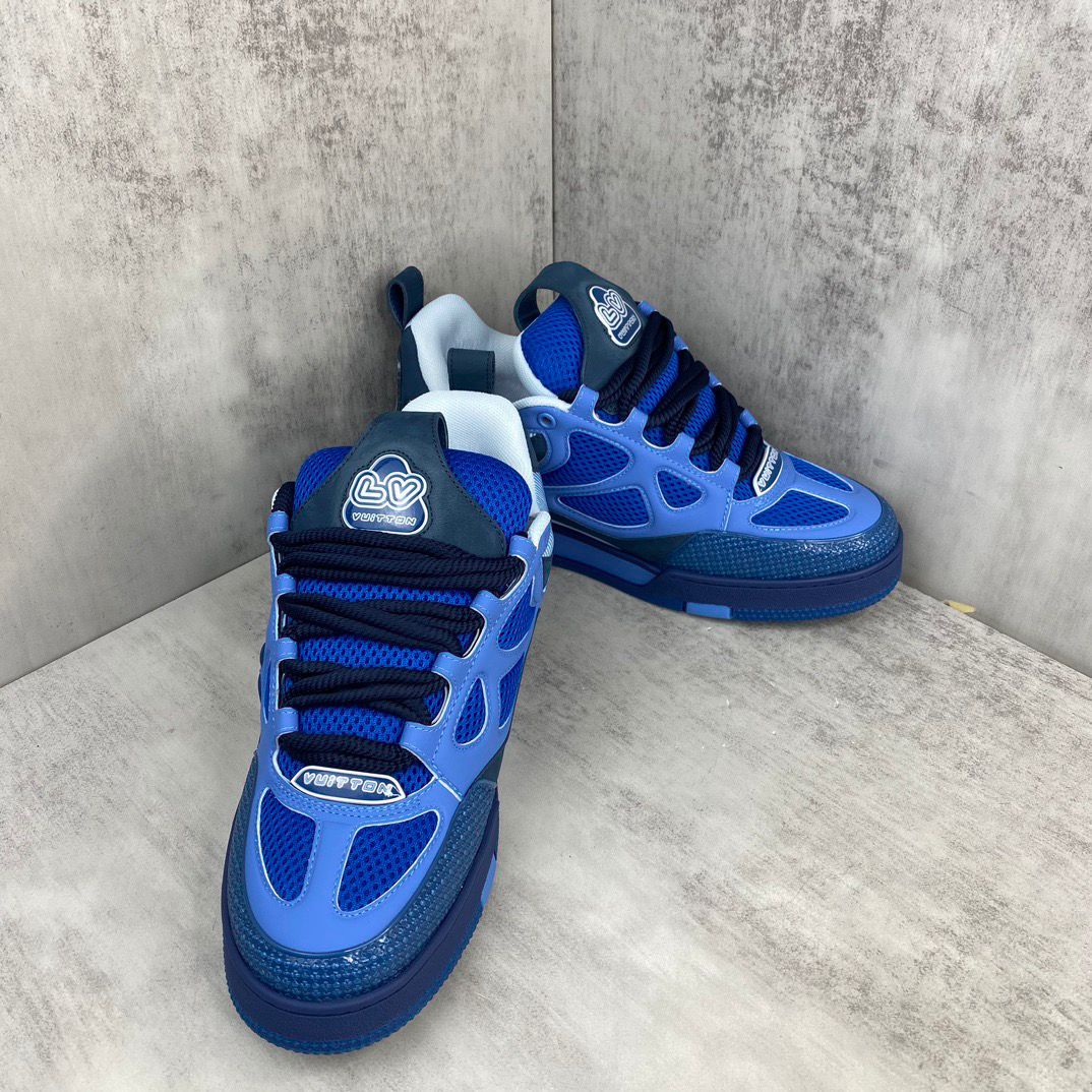 Tênis Skate Lona Azul