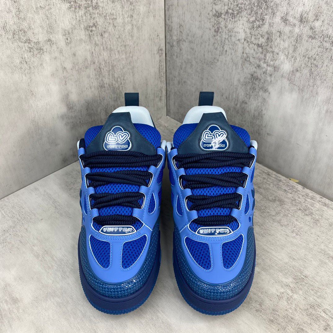 Tênis Skate Lona Azul