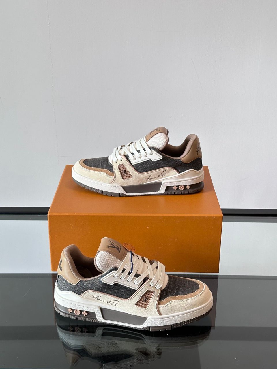 Tênis Casual Couro Marrom