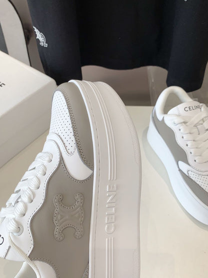 Sandália Couro Calfskin Solado Plataforma Elevada