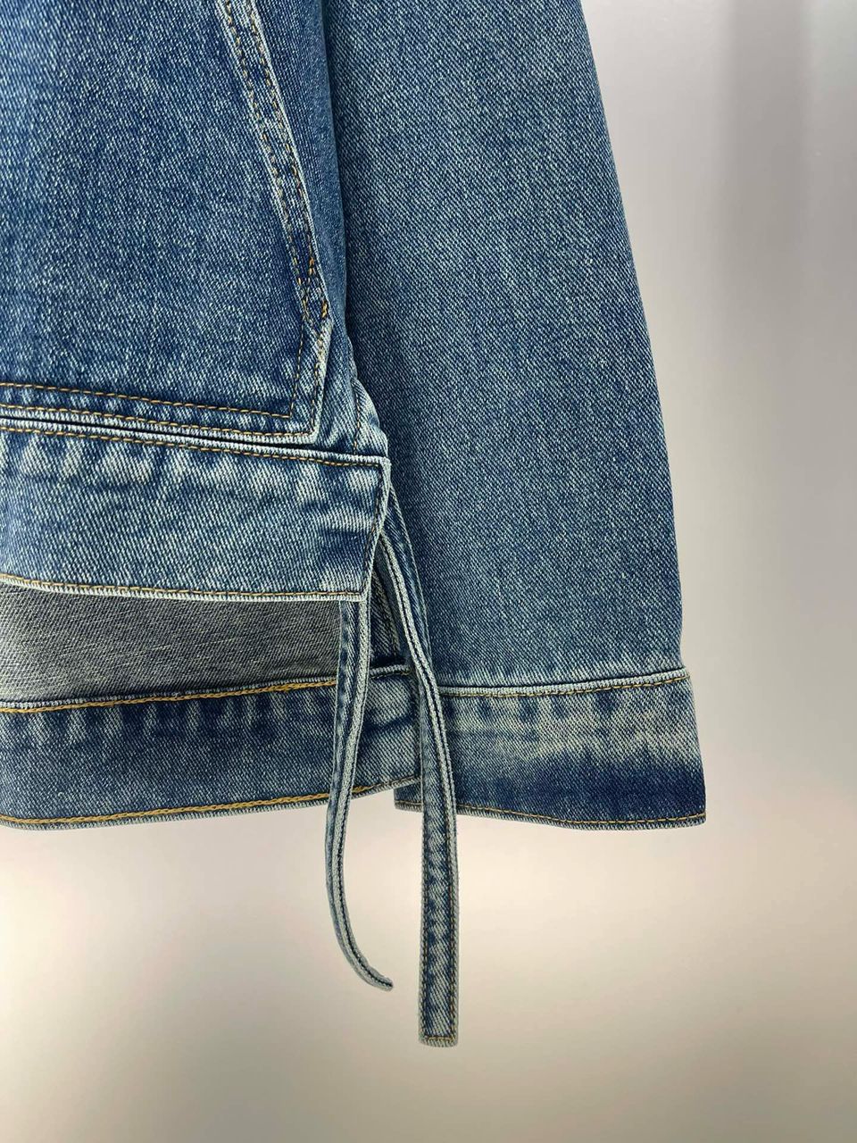 Jaqueta Jeans Azul Escuro