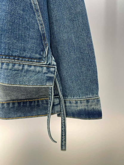 Jaqueta Jeans Azul Escuro