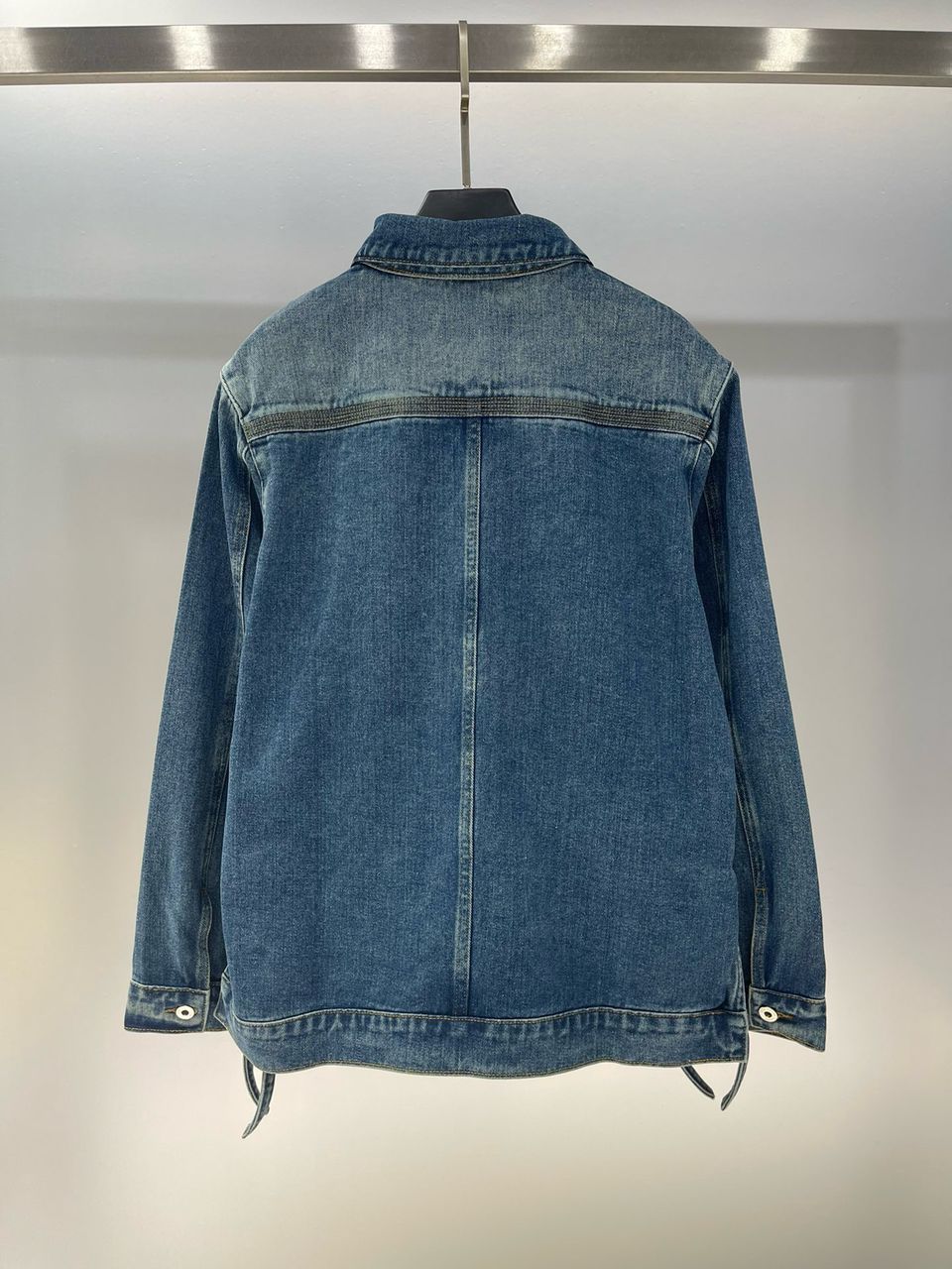 Jaqueta Jeans Azul Escuro
