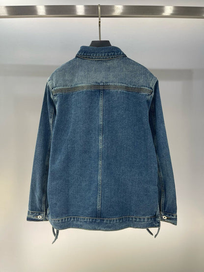 Jaqueta Jeans Azul Escuro