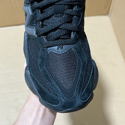 Tênis Runner Malha Preto Detalhes Cinza