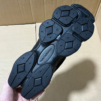 Tênis Runner Malha Preto Detalhes Cinza
