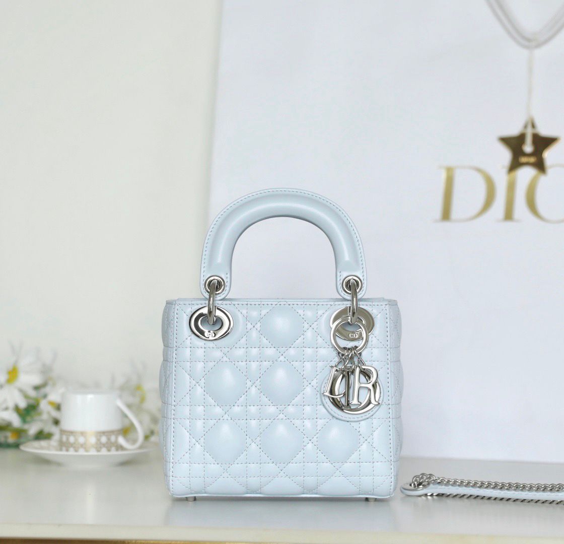 Bolsa Satchel Couro Cyan com Costura Decorativa