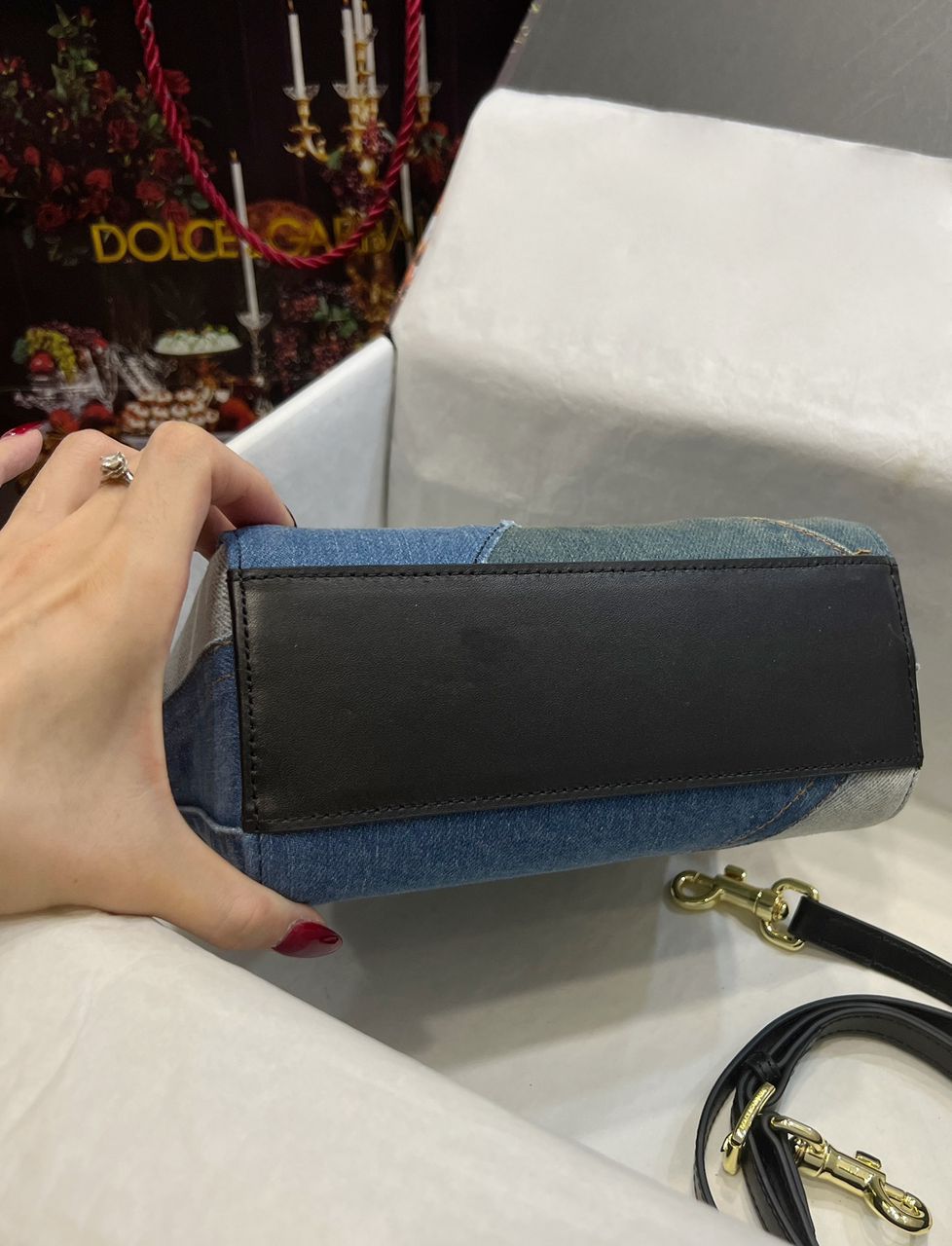 Bolsa Satchel Couro Macio Formato Estruturado